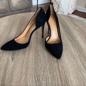 Black Suede Pump Jessica Simpson
